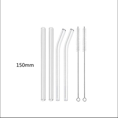 Pajitas de Vidrio Reutilizables para Té de Burbujas y Bebidas Frías - Image 20
