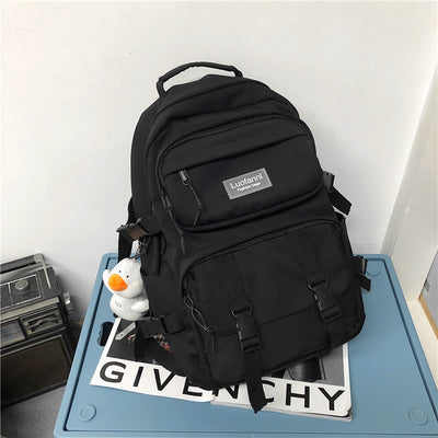 Mochila Escolar de Gran Capacidad Estilo Coreano para Secundaria y Universidad - Image 3