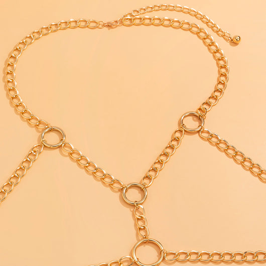 Collar Multicapa de Aluminio con Cadena Elegante - Image 7
