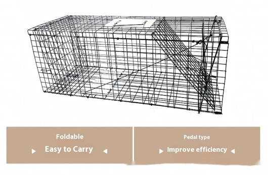 Jaula Trampa Automática Plegable para Gatos - Galvanizada y Segura - Image 11