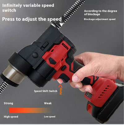 Desatascador Eléctrico Profesional para Tuberías y Drenajes - Image 15