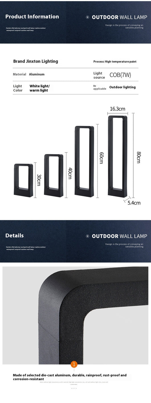 Lámpara LED Impermeable para Jardín y Patio - Image 25