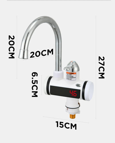 Grifo Calentador de Agua Instantáneo 3000W con Pantalla LED y Control de Temperatura - Image 18