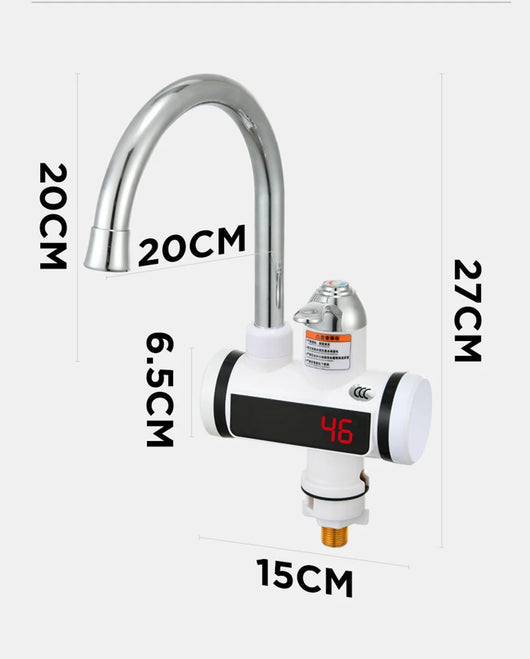 Grifo Calentador de Agua Instantáneo 3000W con Pantalla LED y Control de Temperatura - Image 18