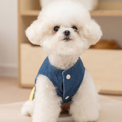 Chaleco Denim 3D con Venado y Forro Polar para Perros y Gatos Pequeños - Image 16