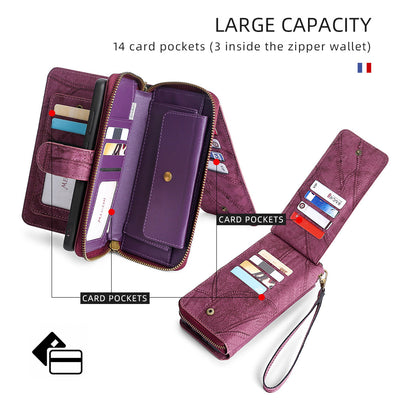 Funda de Cuero para Teléfono con Compartimentos para Tarjetas - Image 13
