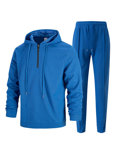 Conjunto Deportivo Dos Piezas con Sudadera Texturizada y Pantalón Largo - Image 8