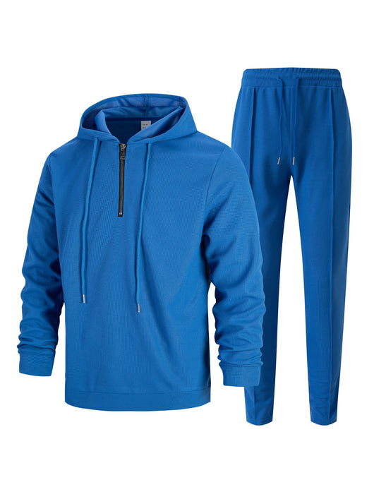 Conjunto Deportivo Dos Piezas con Sudadera Texturizada y Pantalón Largo - Image 8