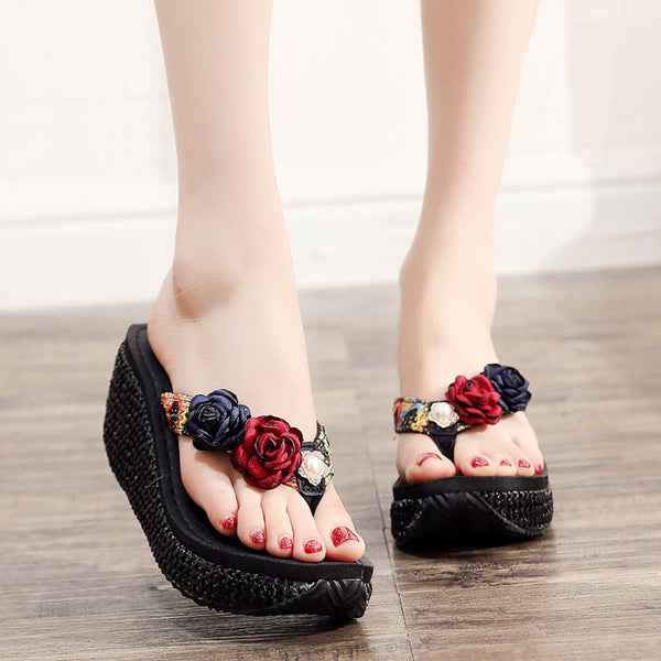 Sandalias Plataforma Bohemias para Playa - Chanclas Cómodas para Mujer - Image 3