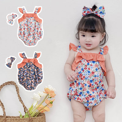 Body Bebé Casual de Algodón con Estampado Floral - Image 14