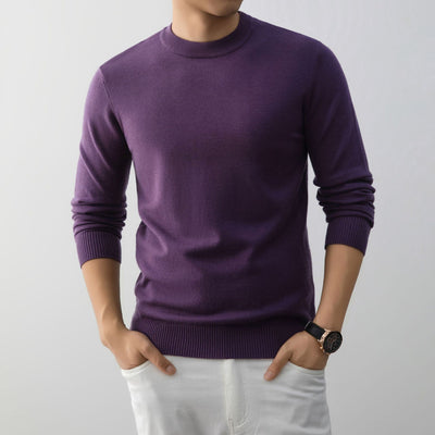Suéter Minimalista de Cuello Redondo para Hombre - Image 10
