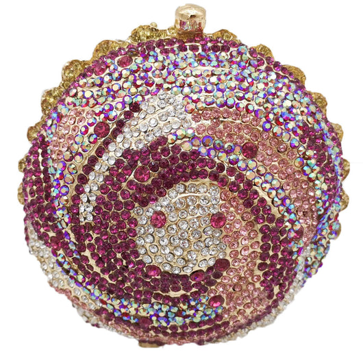 Bolso de Cena Metálico con Diamantes - Image 6