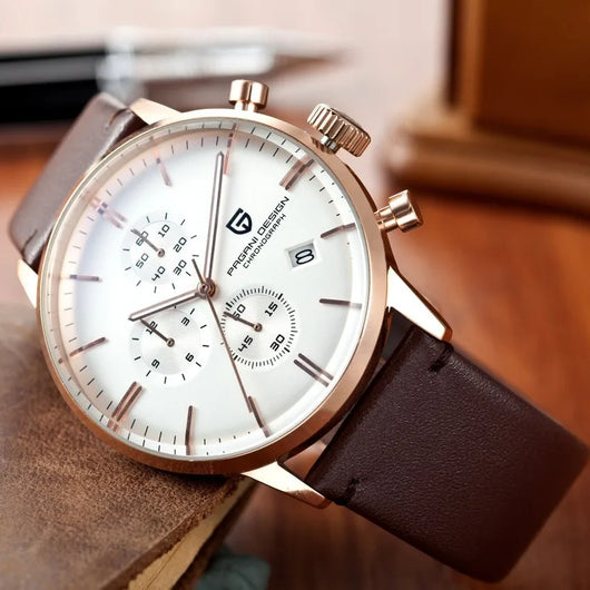 Reloj Calendario Multifunción de Tres Esferas - Image 19