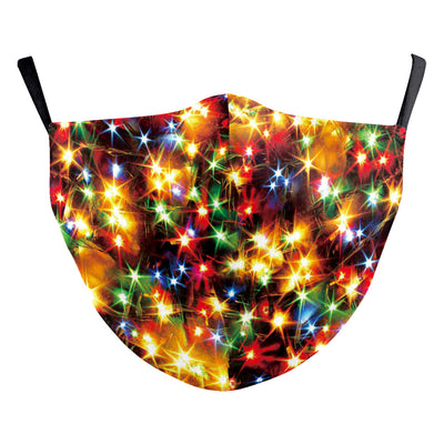 Christmas dust mask with a digital print of happy cats wearing festive Santa hats, elf hats, and mistletoe headbands. - Image 15