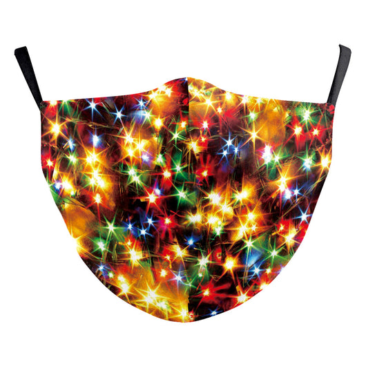 Christmas dust mask with a digital print of happy cats wearing festive Santa hats, elf hats, and mistletoe headbands. - Image 15