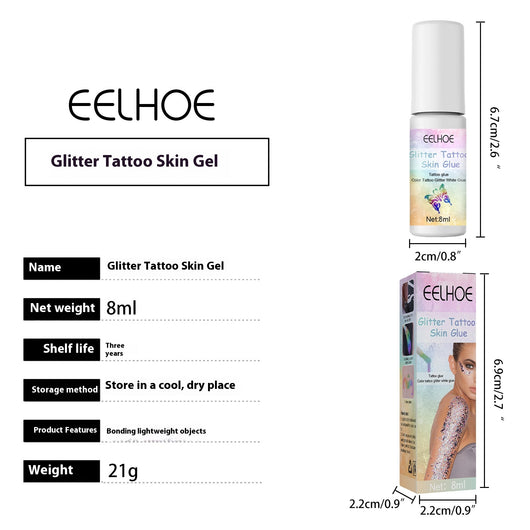 Adhesivo Corporal para Tatuajes Temporales, Glitter y Maquillaje Artístico - Image 24