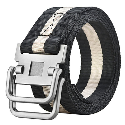 Cinturón Táctico Militar para Hombre con Doble Hebilla de Lona - Image 9