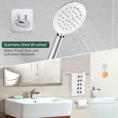 Juego de Perchero de Baño sin Clavo con Colgante - Image 6