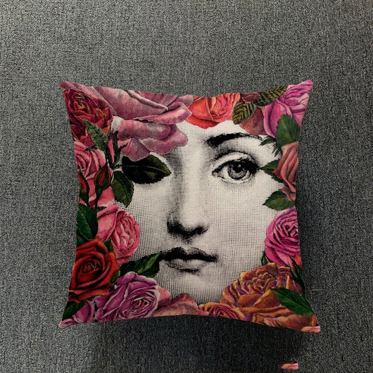 Funda de Almohada de Algodón y Lino para Sala de Estar - Image 30