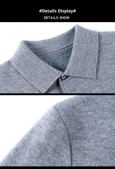 Polo Cuello Vuelto de Punto Manga Larga para Hombre - Image 36