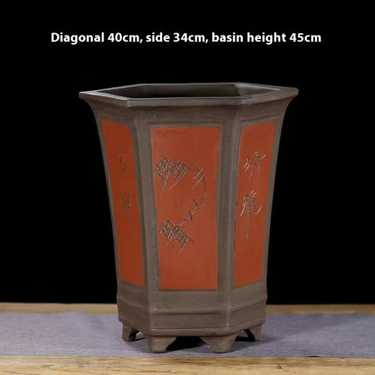 Maceta de Cerámica Púrpura Extragrande para Plantas de Interior - Image 19