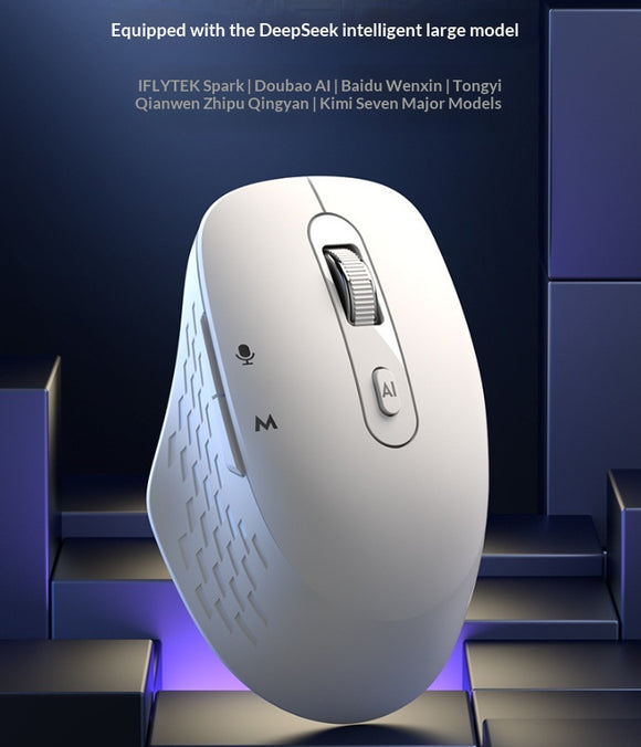 Ratón Inteligente por Voz con Bluetooth y Carga Inalámbrica