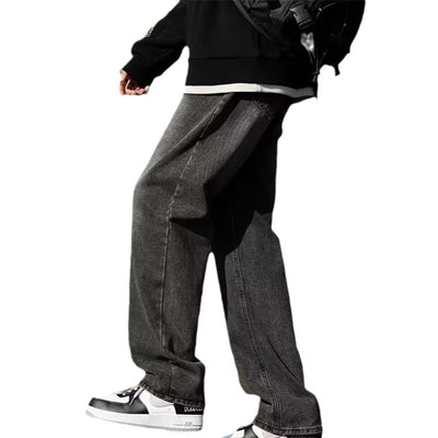 Jeans Negros Ahumados Primavera para Hombre - Corte Clásico Americano - Image 4