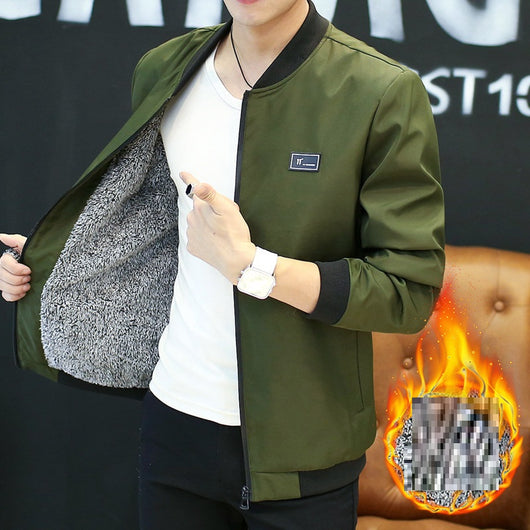 Chaqueta Béisbol Cuello Alto Primavera Otoño para Jóvenes - Image 12