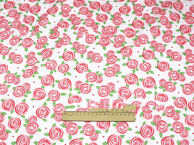 Tela de Algodón con Estampado Floral - Sarga de Algodón Premium - Image 4