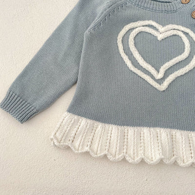 Conjunto de Crochet para Bebé Niña - Blusa Manga Larga y Pantalón Acampanado de Algodón - Image 18