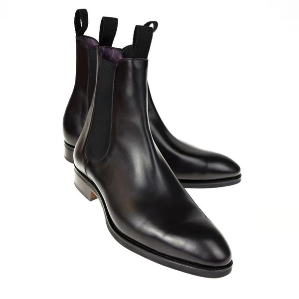 Botas de Cuero Cortas para Hombre - Estilo Minimalista - Image 5