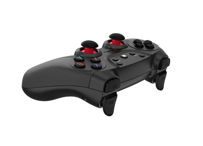 X2 Ultra Home TV Game Console kit with black game stick, two wireless controllers, 64GB MicroSD, and cables. - Image 14