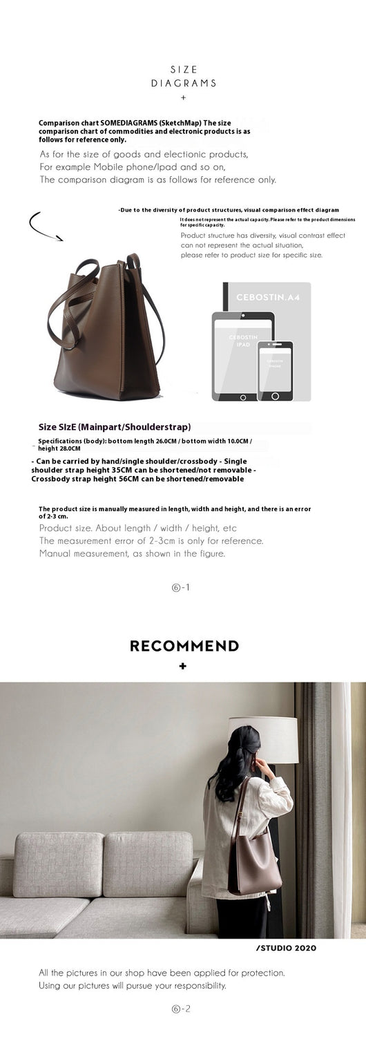 Bolso Ejecutivo de Cuero Genuino para Mujer - Gran Capacidad - Image 12