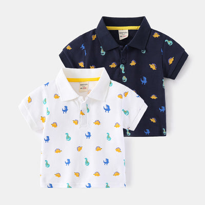 Camisa Infantil de Cuello Solapa y Manga Corta - Image 21