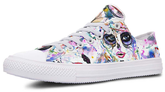 Tenis de Lona Estampado para Parejas - Diseño Moderno Bajo - Image 2