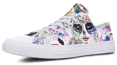 Tenis de Lona Estampado para Parejas - Diseño Moderno Bajo - Image 2