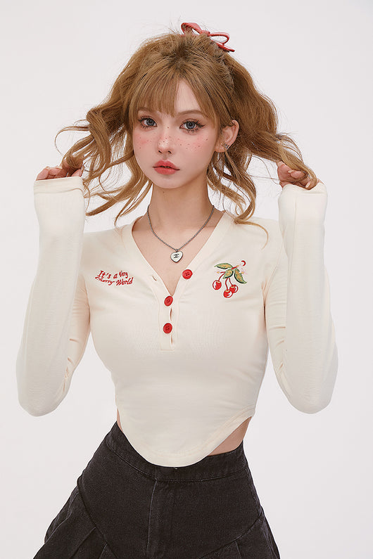Playera de Manga Larga Curved Swing Otoño - Image 5