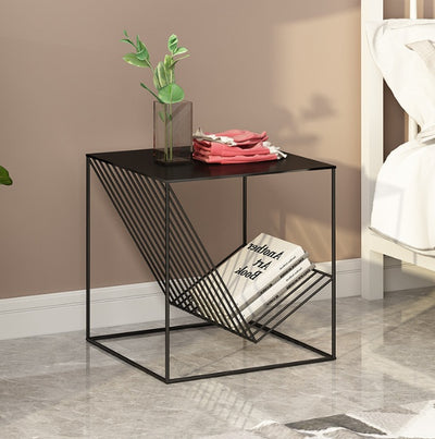 Mesa Auxiliar de Hierro Minimalista para Sofá, Rincón y Mesita de Noche - Image 10