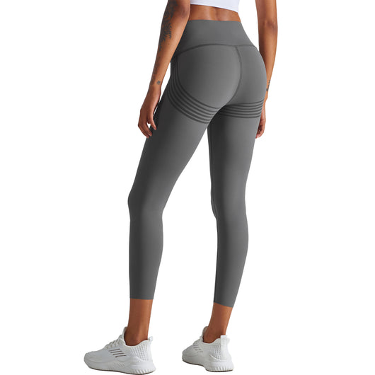 Pantalones de Yoga Cintura Alta Nude Peach con Levantamiento de Glúteos para Mujer - Image 3