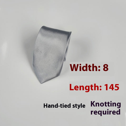 Corbata Negra Clásica Tejida a Mano de 8cm - Image 10