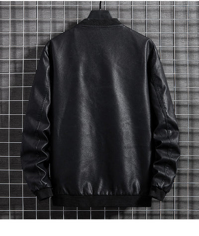 Chaqueta de Cuero Premium para Hombre - Abrigo Grueso y Cálido - Image 8