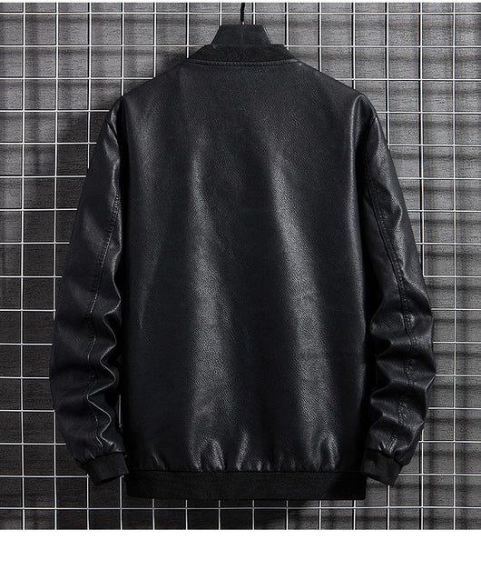 Chaqueta de Cuero Premium para Hombre - Abrigo Grueso y Cálido - Image 8