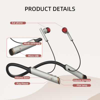 Auriculares Colgantes Bluetooth con Auxiliar para Audición - Image 12