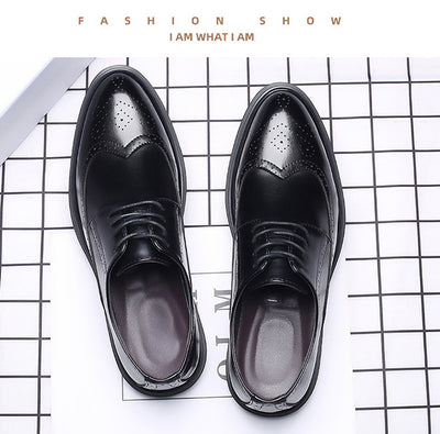 Zapatos de Cuero Oxford Estilo Británico para Hombre - Elegancia Profesional - Image 17