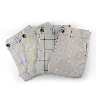 Pantalones Casuales Hombre con Estampado Cuadros Europeos - Image 11