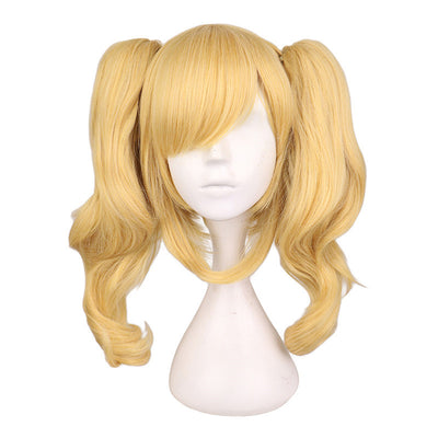 Peluca Rubia Estilo Anime con Diadema