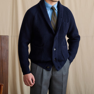 Cardigan Tejido Retro para Hombre - Abrigo Cálido y Versátil - Image 2