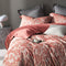 Juego de Cama Jacquard Algodón Puro Estilo Retro Americano 4 Piezas