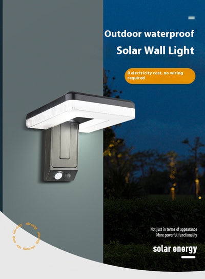Lámpara Solar Inteligente Plegable para Muro Exterior con Sensor de Movimiento - Image 6