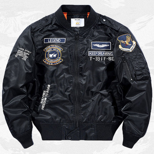 Chaqueta Beisbolera Hombre Bordada Fit Relajado - Image 5